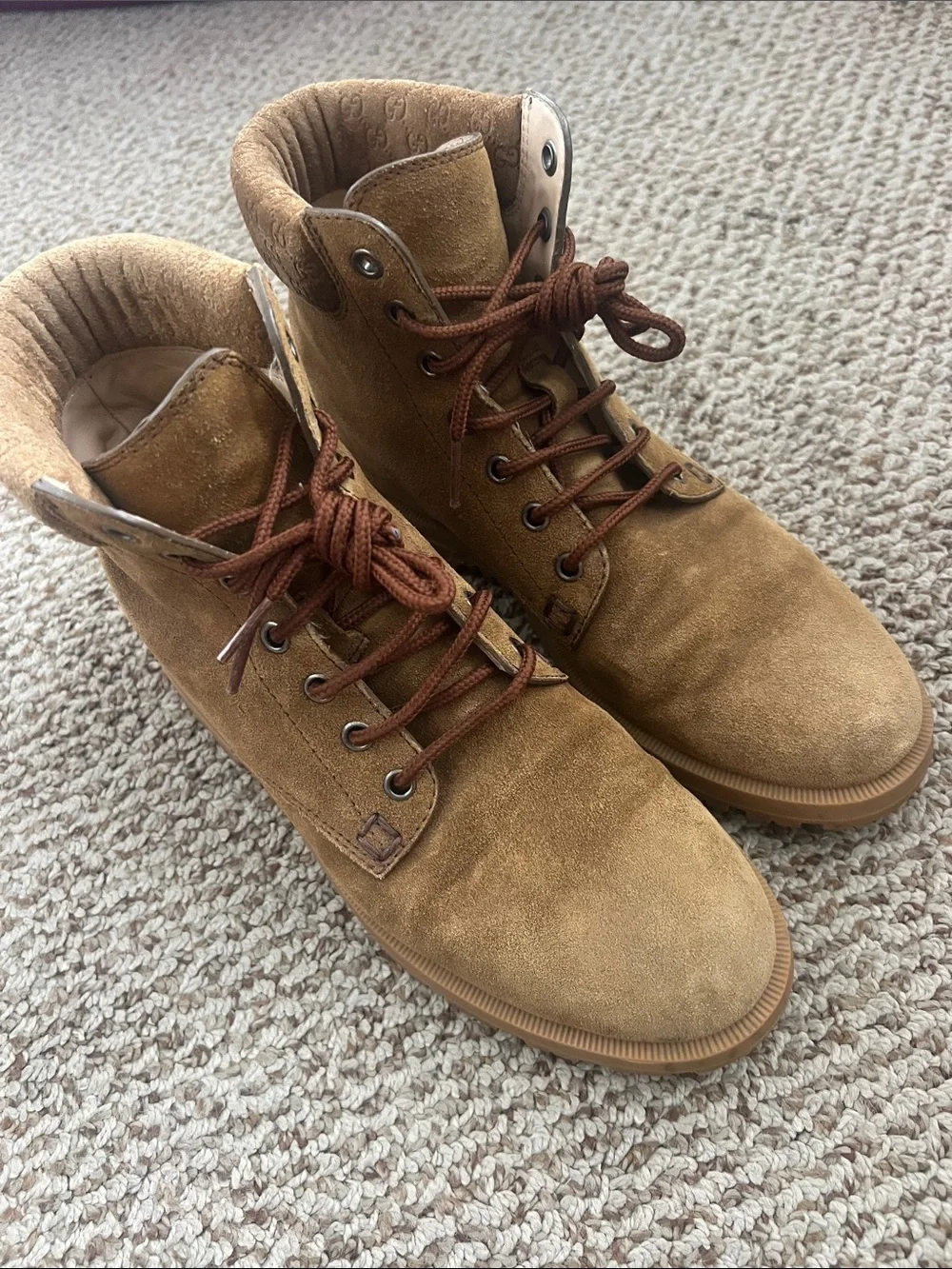 Gucci women’s suede